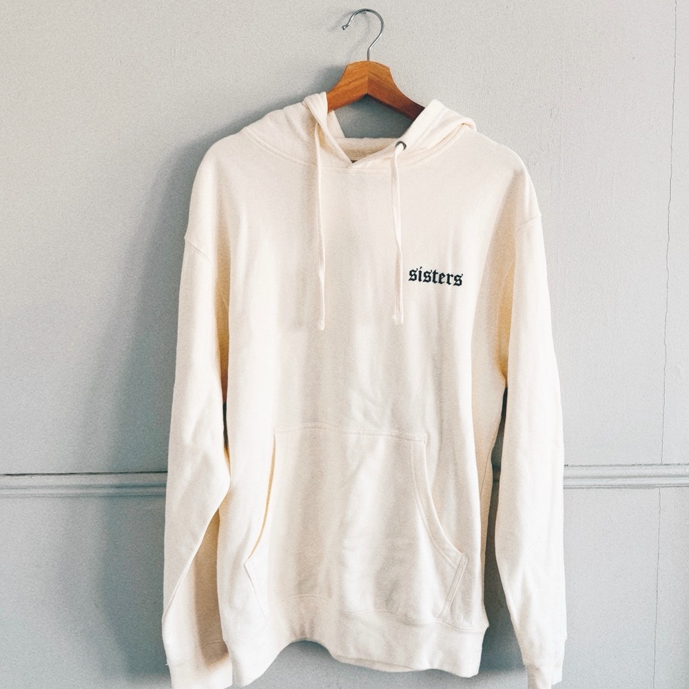 SISTERS BY SAFETY PIN > Cream Hoodie